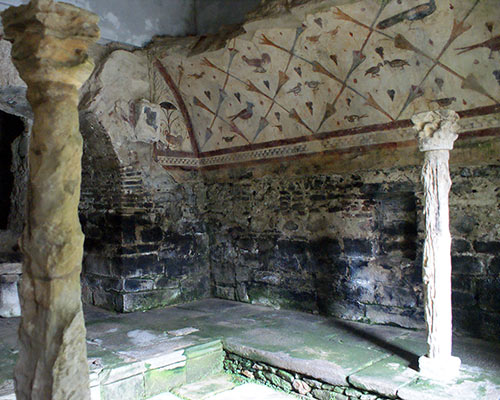 Vista general de la cripta